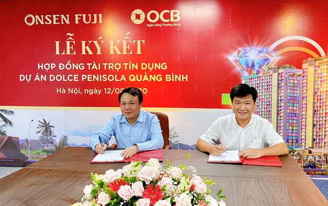 Onsen Fuji và Ngân hàng OCB chính thức ký kết hợp đồng tài trợ tín dụng cho dự án Dolce Penisola Quảng Bình - Ảnh 1.